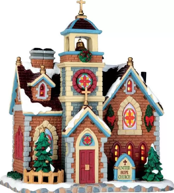Grace Community Church, B/O Led 65155 Caddington Village^Lemax Shop
