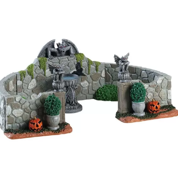 Grey Gargoyle Gardens, Set Of 6 83350 Spooky Town^Lemax Hot