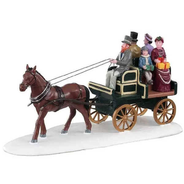 Jaunting Car 03516 - Caddington Village^Lemax Shop