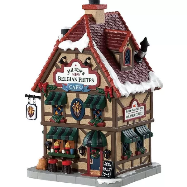 Julien'S Belgian Frites Caf , B/O Led 85371 Caddington Village^Lemax Clearance