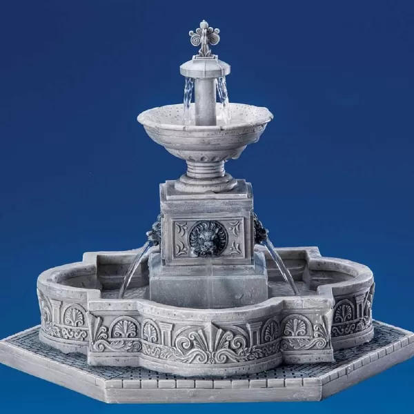 Modular Plaza-Fountain, With 4.5V Adaptor 64061 General^Lemax Cheap