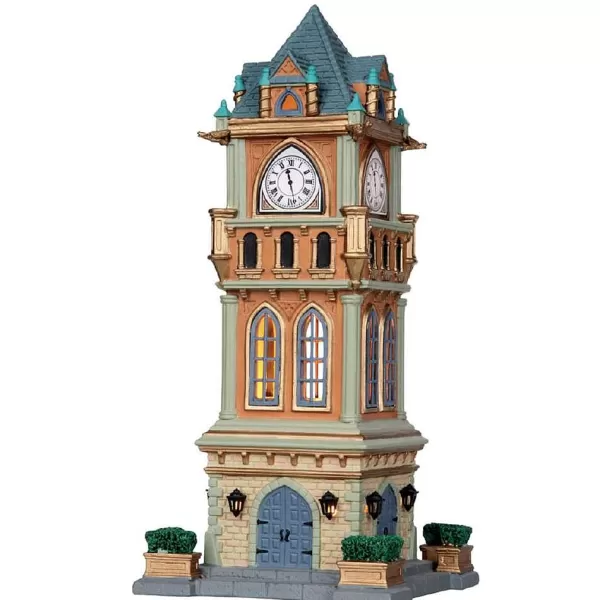 Municipal Clock Tower, B/O Led 05007 Caddington Village^Lemax Discount