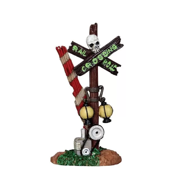 Rotten Railroad Crossing 24464 Spooky Town^Lemax Flash Sale