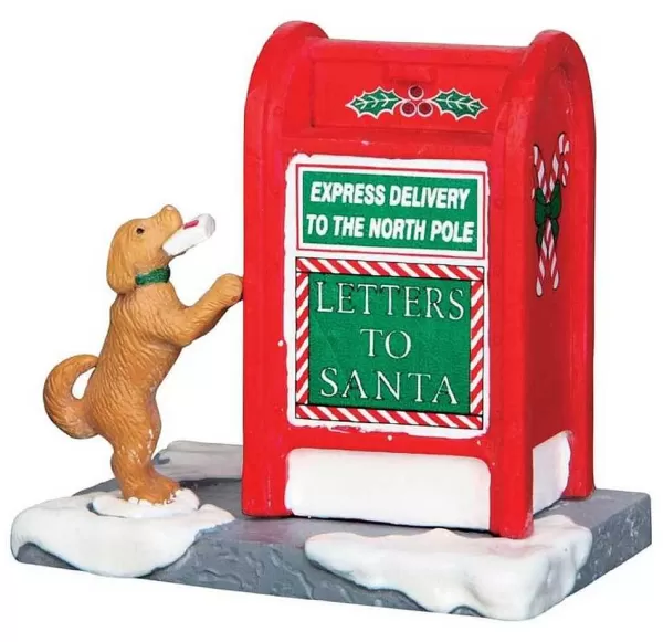 Santa Mailbox 64073 - Christmas Village^Lemax New