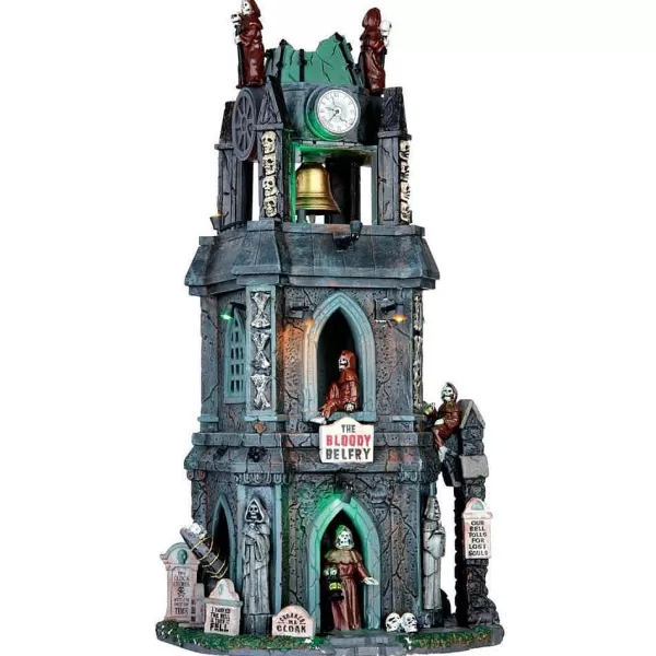 The Bloody Belfry, With 4.5V Adaptor 65121 Spooky Town^Lemax Hot