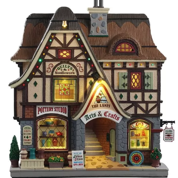 The Lanes - Arts And Crafts, B/O (4.5V) 95472 Facades^Lemax Outlet