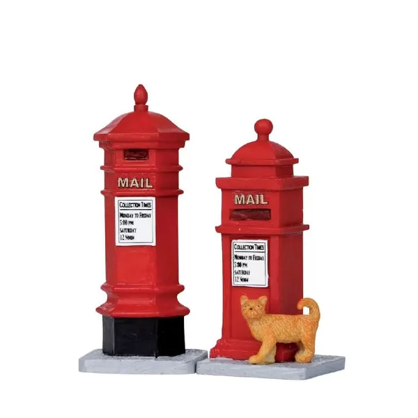 Victorian Mailbox Set Of 2 14362 Accessories^Lemax Online