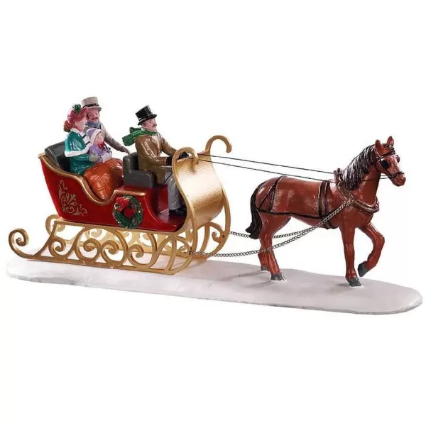 Victorian Sleigh Ride 93433 - Caddington Village^Lemax Store