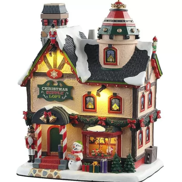 Village 2021 Christmas Supply Loft (Smoking) 15741^Lemax Sale