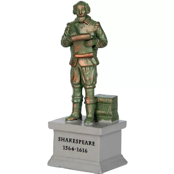 Village 2021 Park Statue Shakespeare 64075^Lemax Cheap