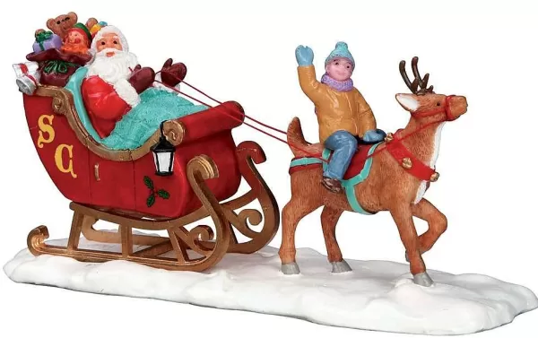 Village 53210 Santa'S Sleigh 53210^Lemax Sale