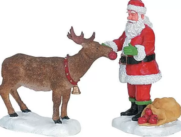 Village 62226 Reindeer Treats, Set Of 2 62226^Lemax New