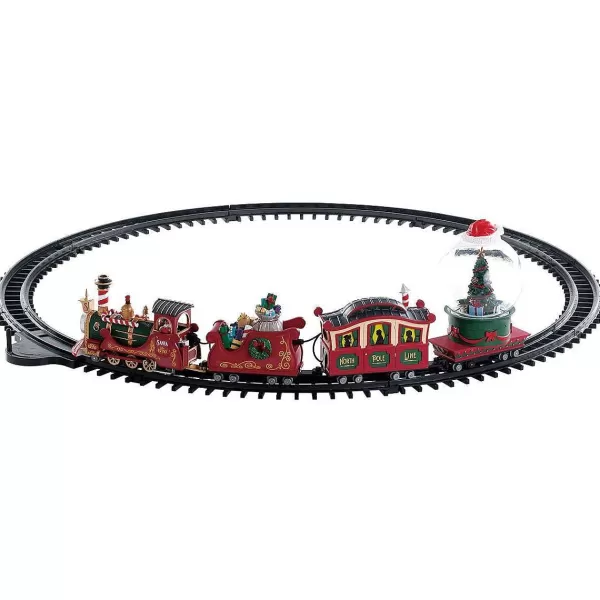Village 74223 North Pole Railway, B/O (4.5V) 74223^Lemax Clearance