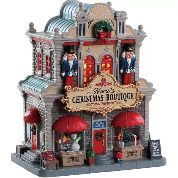 Village 85344 Nora'S Christmas Boutique, B/O Led 85344^Lemax Cheap