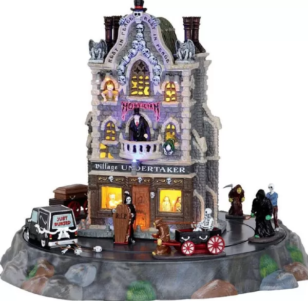 Village Undertaker, With 4.5V Adaptor 25335 Spooky Town^Lemax Outlet