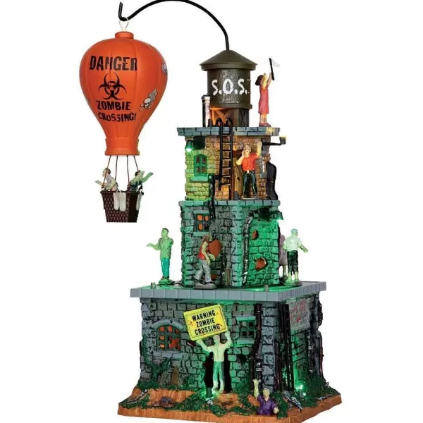 Zombie Fortress, With 4.5V Adaptor 55998 Spooky Town^Lemax Cheap