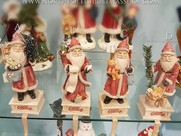 Bavarian Santa 64-20882 Stocking Holder^Mark Roberts Online