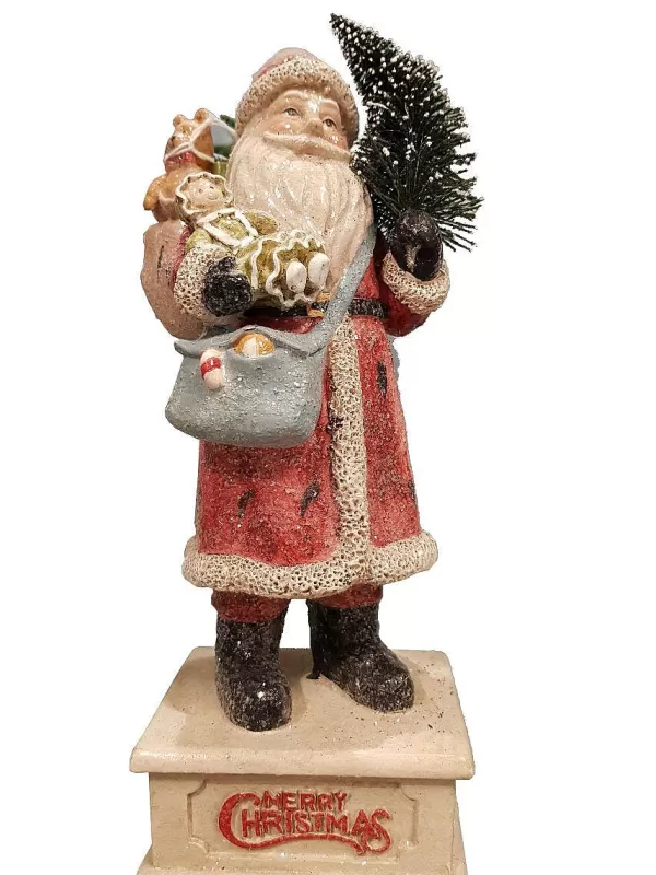 Bavarian Santa 64-20882 Stocking Holder^Mark Roberts Fashion