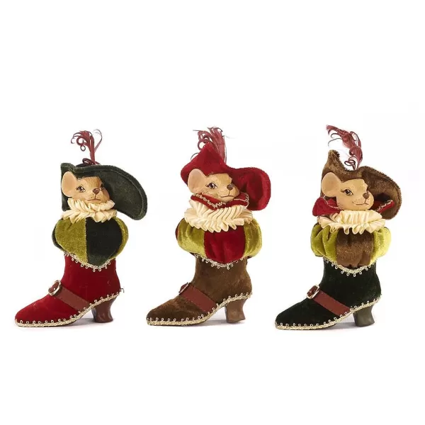 Miceketeer Shoe Ornament 3 Assorted J 65206^Goodwill Cheap