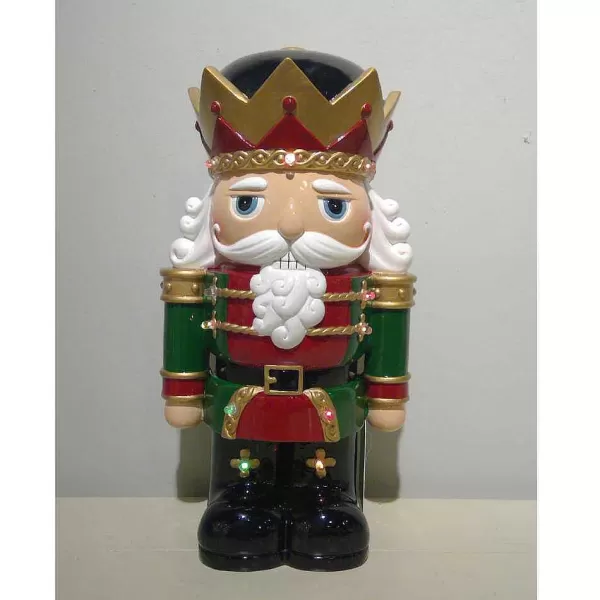 Nutcracker Small Poly Red And Green-Battery-Led 185522^North Pole Flash Sale