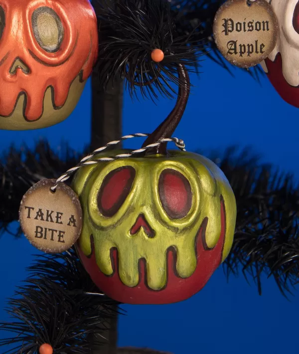 Red Apple With Green Poison Ornament Mini - La2054^Bethany Lowe Hot