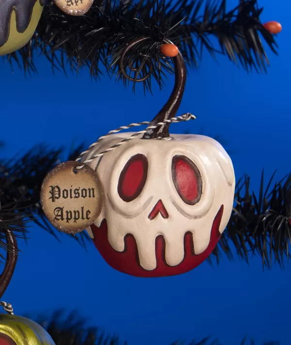 Red Apple With White Poison Ornament Mini La2053 ^Bethany Lowe Outlet