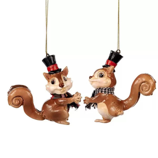 Sir Squirrel Ornament 2 Assorted B 96055^Goodwill Flash Sale