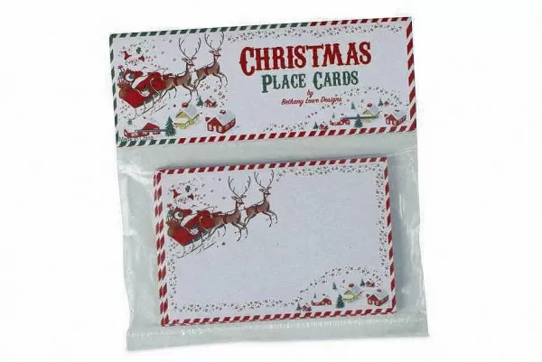 Sn7457 Retro Christmas Placecard^Bethany Lowe Best Sale