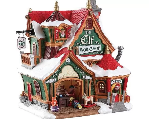 The Elf Workshop, B/O (4.5V)^Lemax Sale