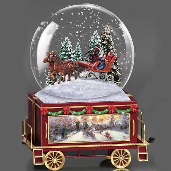 Wonderland Express Miniature Snow Globe Collection - Winter Wonderland 01-11631-006^Thomas Kinkade Cheap